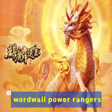 wordwall power rangers